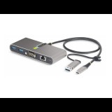 StarTech.com 5G2A1SGBB-USB-C-HUB dokkoló állomás és port replikátor Vezetékes USB 3.2 Gen 1 (3.1 Gen 1) Type-C Szürke (5G2A1SGBB-USB-C-HUB)