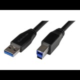 StarTech.com 5m 15 ft Active USB 3.0 USB-A to USB-B Cable - M/M - USB A to B Cable - USB 3.1 Gen 1 (5 Gbps) (USB3SAB5M) - USB cable - 5 m (USB3SAB5M) - Nyomtató kábel