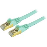 StarTech.com 6ASPAT2MAQ hálózati kábel Türkizkék 2 M Cat6a U/FTP (STP) (6ASPAT2MAQ)