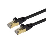StarTech.com 6ASPAT2MBK hálózati kábel Fekete 2 M Cat6a U/FTP (STP) (6ASPAT2MBK)