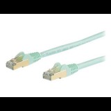 StarTech.com 6ASPAT3MAQ hálózati kábel Türkizkék 3 M Cat6a U/FTP (STP) (6ASPAT3MAQ)