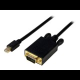 StarTech.com 6ft Mini DisplayPort to VGA Cable - Active - 1920x1200 - mDP to VGA Adapter Cable for Your Computer Monitor (MDP2VGAMM6B) - video converter - black (MDP2VGAMM6B) - DisplayPort