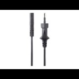 StarTech.com 752E-2M-POWER-LEAD tápkábel Fekete CEE7/16 C7 csatlakozó (752E-2M-POWER-LEAD)