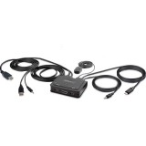 StarTech.com C2-H46-UAC-CBL-KVM KVM kapcsoló Fekete