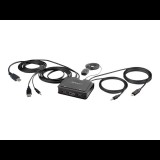 StarTech.com C2-H46-UAC-CBL-KVM KVM kapcsoló Fekete (C2-H46-UAC-CBL-KVM)