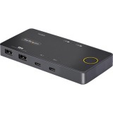 StarTech.com C2-H46-UC2-PD-KVM KVM kapcsoló Fekete