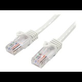 StarTech.com CAT5e Cable - 7 m White Ethernet Cable - Snagless - CAT5e Patch Cord - CAT5e UTP Cable - RJ45 Network Cable - patch cable - 7 m - white (45PAT7MWH) - UTP