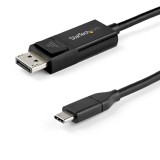 StarTech.com CDP2DP141MBD 1 M USB C DisplayPort Fekete video átalakító kábel