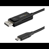 StarTech.com CDP2DP142MBD video átalakító kábel 2 M USB C-típus DisplayPort Fekete (CDP2DP142MBD)