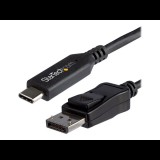 StarTech.com CDP2DP146B video átalakító kábel 1,8 M USB C-típus DisplayPort Fekete (CDP2DP146B)