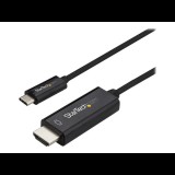 StarTech.com CDP2HD2MBNL video átalakító kábel 2 M USB C-típus HDMI Fekete (CDP2HD2MBNL)