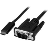 StarTech.com CDP2VGAMM2MB video átalakító kábel 2 M USB C-típus VGA (D-Sub) Fekete (CDP2VGAMM2MB)