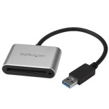 StarTech.com CFASTRWU3 kártyaolvasó USB 3.2 Gen 1 (3.1 Gen 1) Fekete, Ezüst