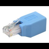 StarTech.com Cisco Console Rollover Adapter for RJ45 Ethernet Cable - Network adapter cable - RJ-45 (M) to RJ-45 (F) - blue - ROLLOVER - network adapter cable - blue (ROLLOVER) - UTP