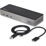 StarTech.com DK31C3HDPDUE dokkoló állomás és port replikátor Vezetékes USB 3.2 Gen 2 (3.1 Gen 2) Type-C Fekete, Szürke