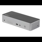 StarTech.com DK31C4DPPDUE dokkoló állomás és port replikátor Vezetékes USB 3.2 Gen 2 (3.1 Gen 2) Type-C Fekete, Szürke (DK31C4DPPDUE)