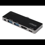 StarTech.com DKT30ICHPD dokkoló állomás és port replikátor Vezetékes USB 3.2 Gen 1 (3.1 Gen 1) Type-C Fekete, Ezüst (DKT30ICHPD)