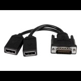 StarTech.com DMS-59 to DisplayPort - 8in - DMS 59 to 2x DP - Y Cable - DMS-59 Adapter - DisplayPort Splitter Cable - LFH Cable (DMSDPDP1) - display splitter - 20.3 cm (DMSDPDP1) - DisplayPort