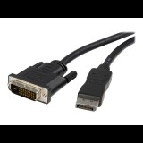 StarTech.com DP2DVIMM10 video átalakító kábel 3 M DisplayPort DVI-D Fekete (DP2DVIMM10)