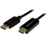 StarTech.com DP2HDMM1MB video átalakító kábel 1 M DisplayPort HDMI A-típus (Standard) Fekete