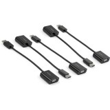 StarTech.com DP2VGA3X5 video átalakító kábel 0,1 M DisplayPort VGA (D-Sub) Fekete