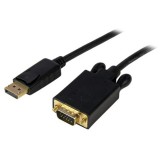 StarTech.com DP2VGAMM3B video átalakító kábel 0,91 M DisplayPort VGA (D-Sub) Fekete