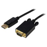 StarTech.com DP2VGAMM3B video átalakító kábel 0,91 M DisplayPort VGA (D-Sub) Fekete (DP2VGAMM3B)