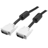 StarTech.com DVIDDMM10M DVI kábel 10 M DVI-D Fekete, Fehér (DVIDDMM10M)