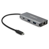 StarTech.com HB31C2A1CGB dokkoló állomás és port replikátor USB 3.2 Gen 2 (3.1 Gen 2) Type-C Fekete, Szürke