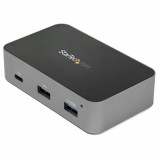 StarTech.com HB31C2A1CGS hálózati csatlakozó USB 3.2 Gen 2 (3.1 Gen 2) Type-C 10000 Mbit/s Fekete, Szürke (HB31C2A1CGS)