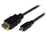 StarTech.com HDADMM2M HDMI kábel 2 M HDMI A-típus (Standard) HDMI D-típus (Micro) Fekete