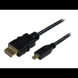 StarTech.com HDADMM2M HDMI kábel 2 M HDMI A-típus (Standard) HDMI D-típus (Micro) Fekete (HDADMM2M)