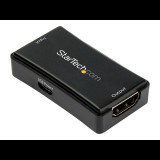 StarTech.com HDBOOST4K2 audió/videó jeltovábbító AV jelismétlő Fekete (HDBOOST4K2)