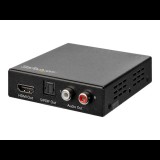 StarTech.com HDMI Audio Extractor - 4K 60Hz - HDMI Audio De-embedder - HDR - Toslink Optical Audio - Dual RCA Audio - HDMI Audio (HD202A) - HDMI audio signal extractor (HD202A)