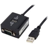StarTech.com ICUSB422 csatlakozó átlakító DB9 M USB-A FM Fekete