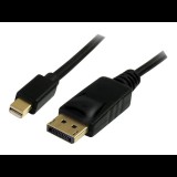 StarTech.com MDP2DPMM2M DisplayPort kábel 2 M mini DisplayPort Fekete (MDP2DPMM2M)