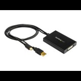 StarTech.com MDP2DVID2 video átalakító kábel 0,358 M Mini DisplayPort + USB Type-A DVI-I Fekete (MDP2DVID2)