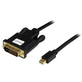 StarTech.com MDP2DVIMM10B video átalakító kábel 3 M mini DisplayPort DVI-D Fekete