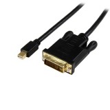 StarTech.com MDP2DVIMM3BS 0,9 M Mini DisplayPort DVI-D Fekete video átalakító kábel