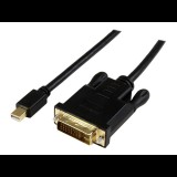 StarTech.com MDP2DVIMM6BS video átalakító kábel 1,9 M Mini DisplayPort DVI-D Fekete (MDP2DVIMM6BS)