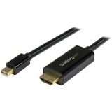 StarTech.com MDP2HDMM2MB video átalakító kábel 2 M Mini DisplayPort HDMI A-típus (Standard) Fekete