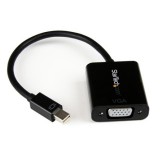 StarTech.com MDP2VGA2 video átalakító kábel 0,18 M Mini DisplayPort VGA (D-Sub) Fekete