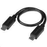 StarTech.com Micro USB kábel fekete (UUUSBOTG8IN) (UUUSBOTG8IN) - Adatkábel