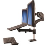 StarTech.com monitor és laptop tartó kar rendszer 15"-27" (ARMUNONB) (ARMUNONB)