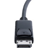 StarTech.com MST14DP122HD video átalakító kábel 0,3 M DisplayPort 2 x HDMI Fekete, Szürke