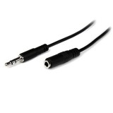 StarTech.com MU2MMFS audio kábel 2 M 3.5mm Fekete