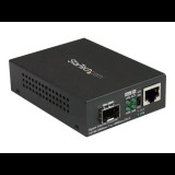 StarTech.com Multimode / Single Mode Fiber Media Converter - Open SFP Slot - 10/100/1000Mbps RJ45 Port - LFP Supported - IEEE 802.1q Tag VLAN - (MCM1110SFP) - fiber media converter - 10Mb LAN, 100Mb LAN, GigE (MCM1110SFP)