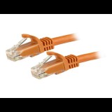 StarTech.com N6PATC3MOR hálózati kábel Narancssárga 3 M Cat6 U/UTP (UTP) (N6PATC3MOR)
