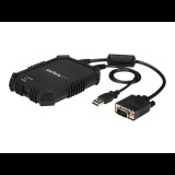 StarTech.com NOTECONS02X KVM kapcsoló Fekete (NOTECONS02X)