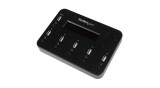 StarTech.com önálló 1: 5 USB flash meghajtó sokszorosító és radír - Flash meghajtó másoló - 110 - 240 V - 5 V - 5 - 95% - 5 - 45 ° C - -20 - 85 ° C - 120 x